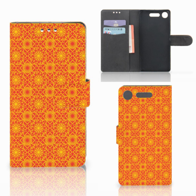 Sony Xperia XZ1 | Telefoon Hoesje | Batik Oranje Sony Xperia XZ1 | Telefoon Hoesje | Batik Oranje