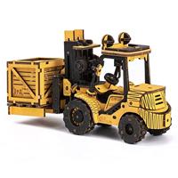Robotime Forklift houten bouwpakket - thumbnail