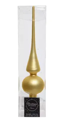 Decoris piek glas goud mat 6x26cm