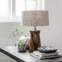 MUST Living Tafellamp 'Jungle' Teakhout, 52cm - thumbnail