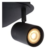 Lucide LENNERT - Plafondspot Badkamer - LED Dimb. - GU10 - 4x5W 3000K - IP44 - Zwart - thumbnail