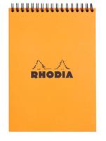 Spiraalblok rhodia a5 lijn 160pag 80gr or - thumbnail