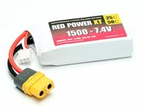 Red Power LiPo accupack 7.4 V 1500 mAh Softcase XT60 - thumbnail