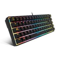Toetsenbord met Gaming Muis Krom NXKROMKALISTASP Qwerty Spaans Zwart - thumbnail