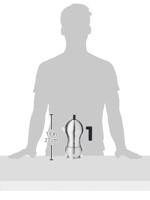Alessi Percolator Pulcina - MDL02/6 B - Zwart - 6 kops - door Michele De Lucchi - thumbnail