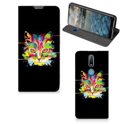 Nokia 2.4 Magnet Case Cat Color Nokia 2.4 Magnet Case Cat Color