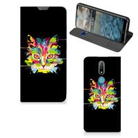 Nokia 2.4 Magnet Case Cat Color - thumbnail