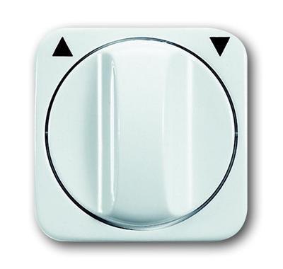 Busch Jaeger WIT afdekplaat + knop draaischakelaar - 4692065