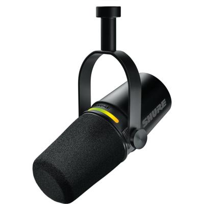 Shure Motiv MV7+ Black dynamische xlr/usb broadcast microfoon Shure Motiv MV7+ Black dynamische xlr/usb broadcast microfoon