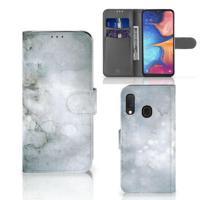 Hoesje Samsung Galaxy A20e Painting Grey - thumbnail