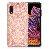 Samsung Xcover Pro | TPU bumper | Pattern Orange - thumbnail