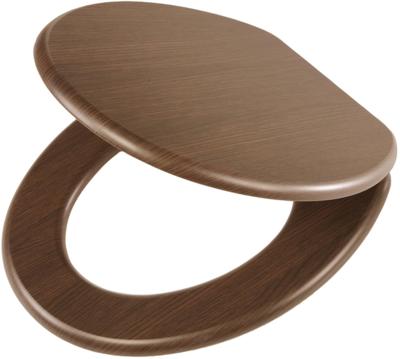 Tiger Douglas toiletzitting met softclose en quickrelease 37,5x43x5,2 cm walnoot