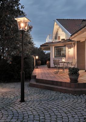 Konstsmide 437-750 Benu Staande buitenlamp Spaarlamp, LED E27 100 W Zwart Konstsmide 437-750 Benu Staande buitenlamp Spaarlamp, LED E27 100 W Zwart
