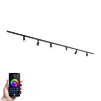 Taros Railverlichting Pakket - Recht - 2x 1,5 m rail - 6 railspots - Incl. RGBWW GU10 - IP20 - Modulair - 230V - thumbnail
