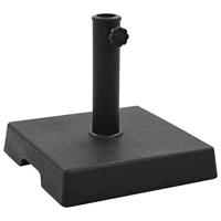 VidaXL Parasolvoet vierkant 8 kg polyresin zwart - thumbnail