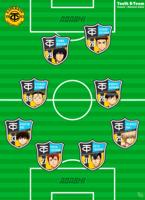 Poster Ao Ashi - Squad B-Formation 38x52cm - thumbnail