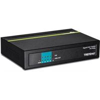 TRENDnet TPE-TG50G 5-poorts Gigabit PoE+ Switch, 31 watt PoE totaal vermogen, 10 Gbit/s schakelcapaciteit, plug & play, full & half duplex - thumbnail