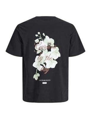 Jack & Jones Jjbali Tee Ss Crew Neck Print T-shirts 4889216 Black