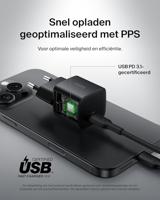 Kabel USB naar Lightning Belkin WCA012KQBK Zwart - thumbnail