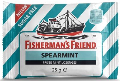 Fisherman's Friend Spearmint Suikervrij Fisherman's Friend Spearmint Suikervrij
