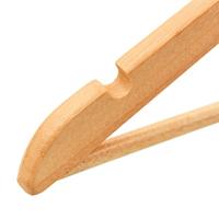 VidaXL 20-delige kledinghangerset anti-slip hardhout - thumbnail