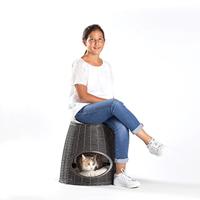 Bama Pet Pasha Dierenmand 52x50x46/55 cm Antraciet - thumbnail