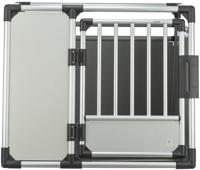 TRIXIE VERVOERSBOX ALUMINIUM ZILVER / LICHTGRIJS 97X88X75 CM - thumbnail