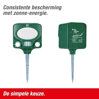 Swissinno Solar UTV Dierenverschrikker Functies Meerdere frequenties Werkingssfeer 100 m² 1 stuk(s)