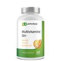 Multivitamine 50+ tabletten - Complete multi - Voor energie, weerstand & geheugen - 100 tabletten PerfectBody - thumbnail