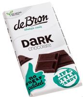 De Bron Suikervrije Tablet Dark Chocolate - thumbnail