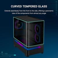 Asus Prime AP202 TG ARGB Zwart - thumbnail