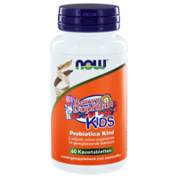 NOW BerryDophilus Kids Biotica Kauwtabletten - thumbnail