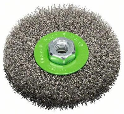 Bosch Accessoires Schijfborstel, roestvrij 115 mm, 0,3 mm, 8500 U/ min, 14 1st - 2608622107