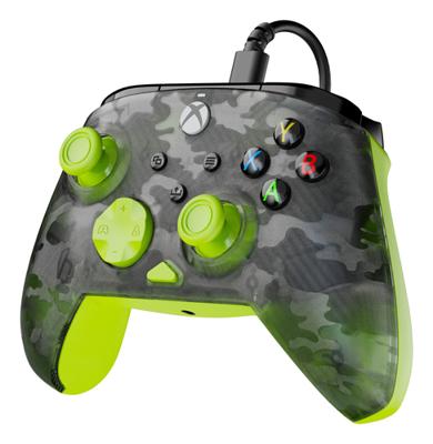 Gamepad - Xbox Series X|S, Xbox One en PC - Rematch Core - RGB - Bedraad - Zwart/Geel Camouflage - TURTLE BEACH
