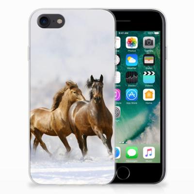 iPhone SE 2022 | SE 2020 | 8 | 7 | TPU Hoesje | Paarden