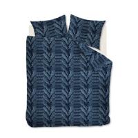 At Home With Marieke At Home Major Dekbedovertrek - Lits-jumeaux (240x200/220 Cm + 2 Slopen) - Katoen - Dark Blue - thumbnail