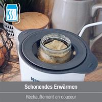 NUK Thermo Express Babyvoedsel verwarmer Wit, Zwart - thumbnail