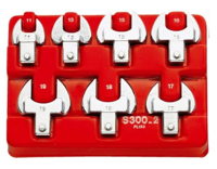 Facom module met opzetstukken nr.10 voor momentsleutels aandrijving 9x12 10-19mm - S.300-2 - thumbnail