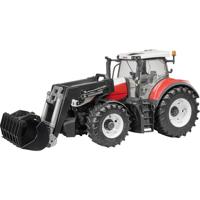 Bruder Steyr 6300 Terrus tractor met voorlader - thumbnail