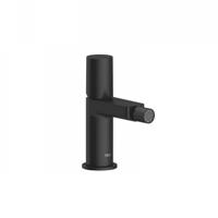 Wastafelmengkraan Tres Project 1-Knops Bidet Uitloop Recht 8 cm Rond Mat Zwart Tres - thumbnail