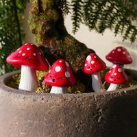Bloempot paddenstoelen (set van 4) - thumbnail