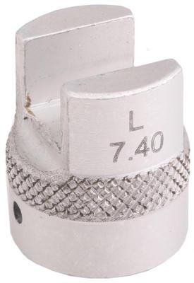 Bikeservice adapter adapter bst aluminum 7.4mm f bs5502