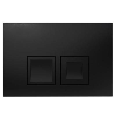 Bedieningsplaat Delta 25 Square by Geberit DualFlush Frontbediening Mat Zwart Bedieningsplaat Delta 25 Square by Geberit DualFlush Frontbediening Mat Zwart
