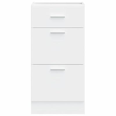 Onderkast Lyon 40x46x81,5 cm bewerkt hout wit