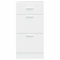 Onderkast Lyon 40x46x81,5 cm bewerkt hout wit - thumbnail