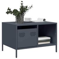 Salontafel 68,5x50x43,5 cm koudgewalst staal antracietkleurig - thumbnail