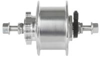 Msg voornaaf naafdynamo 36g disc shimano comp vaste as zilver - thumbnail