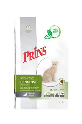 Prins kattenvoer VitalCare Sensitive Hypoallergic 1,5 kg