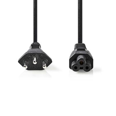 Nedis CEGP11220BK20 Voedingskabel Stekker Type J (ch) - Iec-320-c5 2,0 M Zwart