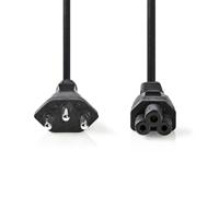 Nedis CEGP11220BK20 Voedingskabel Stekker Type J (ch) - Iec-320-c5 2,0 M Zwart - thumbnail